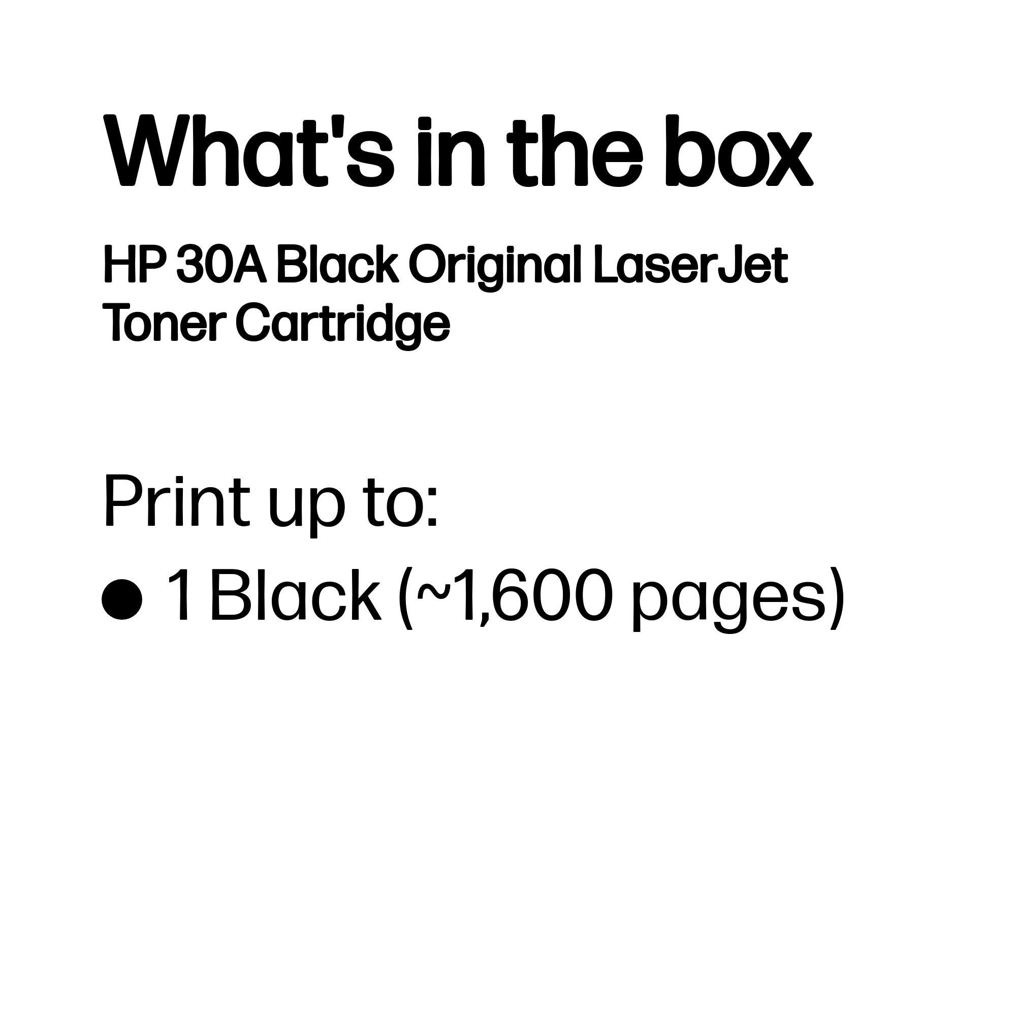 HP 30A Black LaserJet Toner Cartridge - Image 21