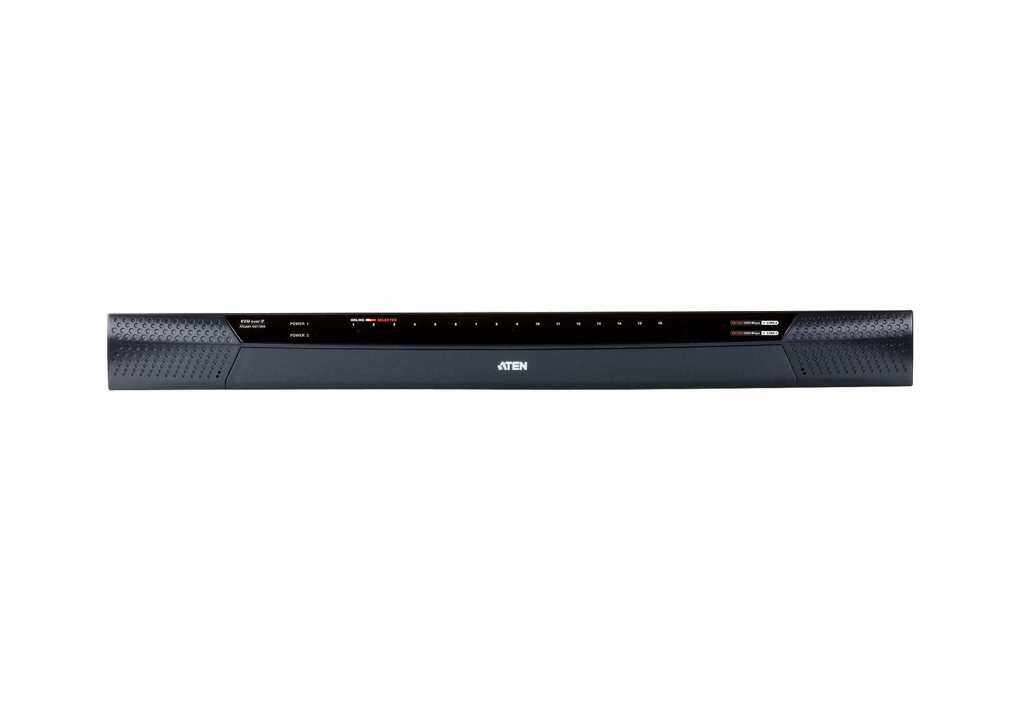 Aten 16 Port KVM Over IP, 1 local/1 remote user access. Support 1920x1200, Panel Array Mode, Mouse DynaSync, KVM Adapters not included - Image 2