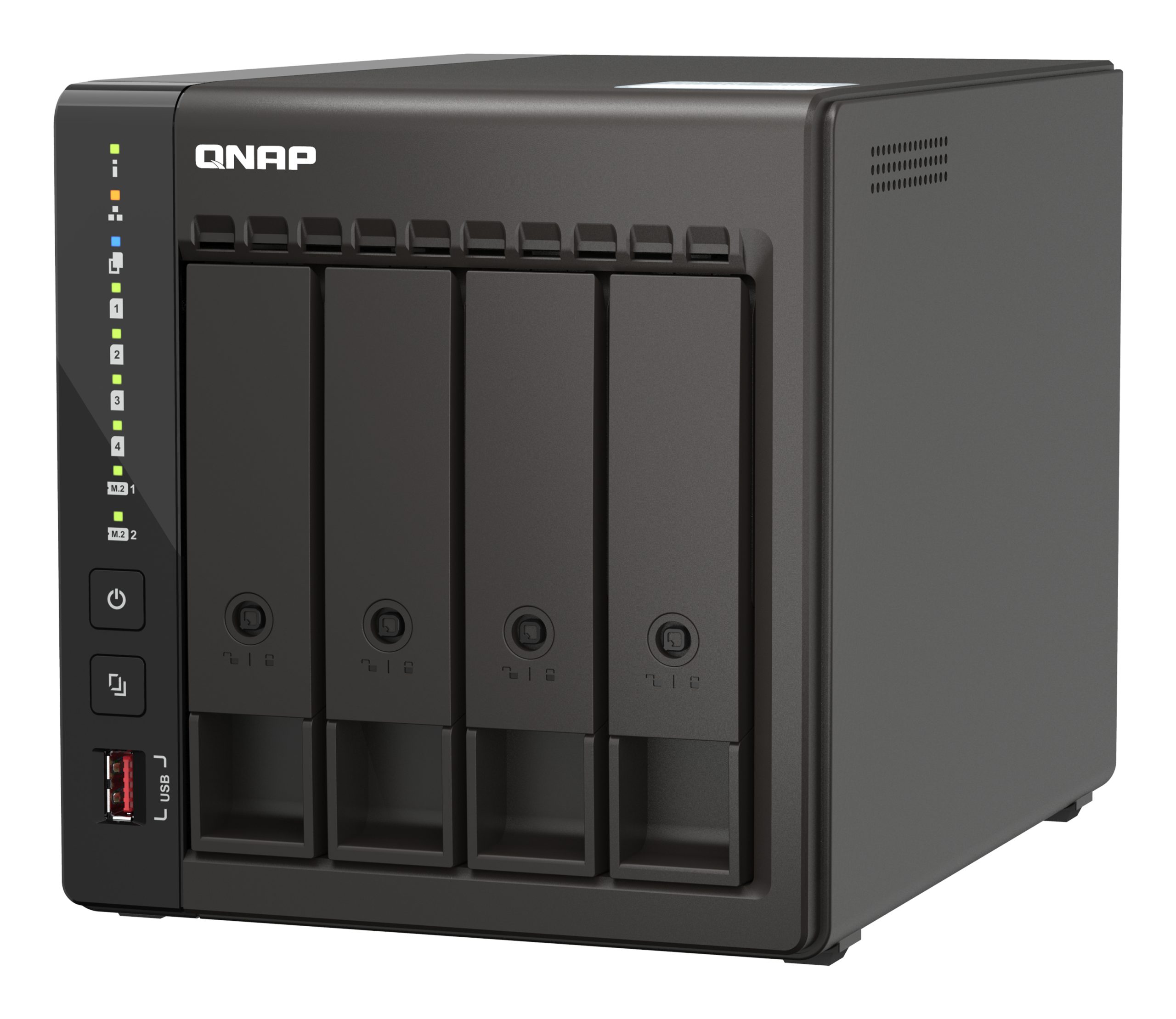 QNAP TS-453E-8G, 4-bay desktop NAS, Intel Celeron J6412 4C 2.0GHz, burst 2.6GHz, onboard 8GB RAM, 2 x HDMI 1.4b, 2x M.2 2280 PCIe slots, 2x 2.5GbE, 2 Years WTY - Image 4