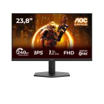 AOC 23.8' IPS 1920 × 1080 FHD, 240Hz, HDR10, 0.3ms,Adaptive Sync,HDMI 2.0 × 1, DisplayPort 1.4 × 1, Gaming Monitor (LS)