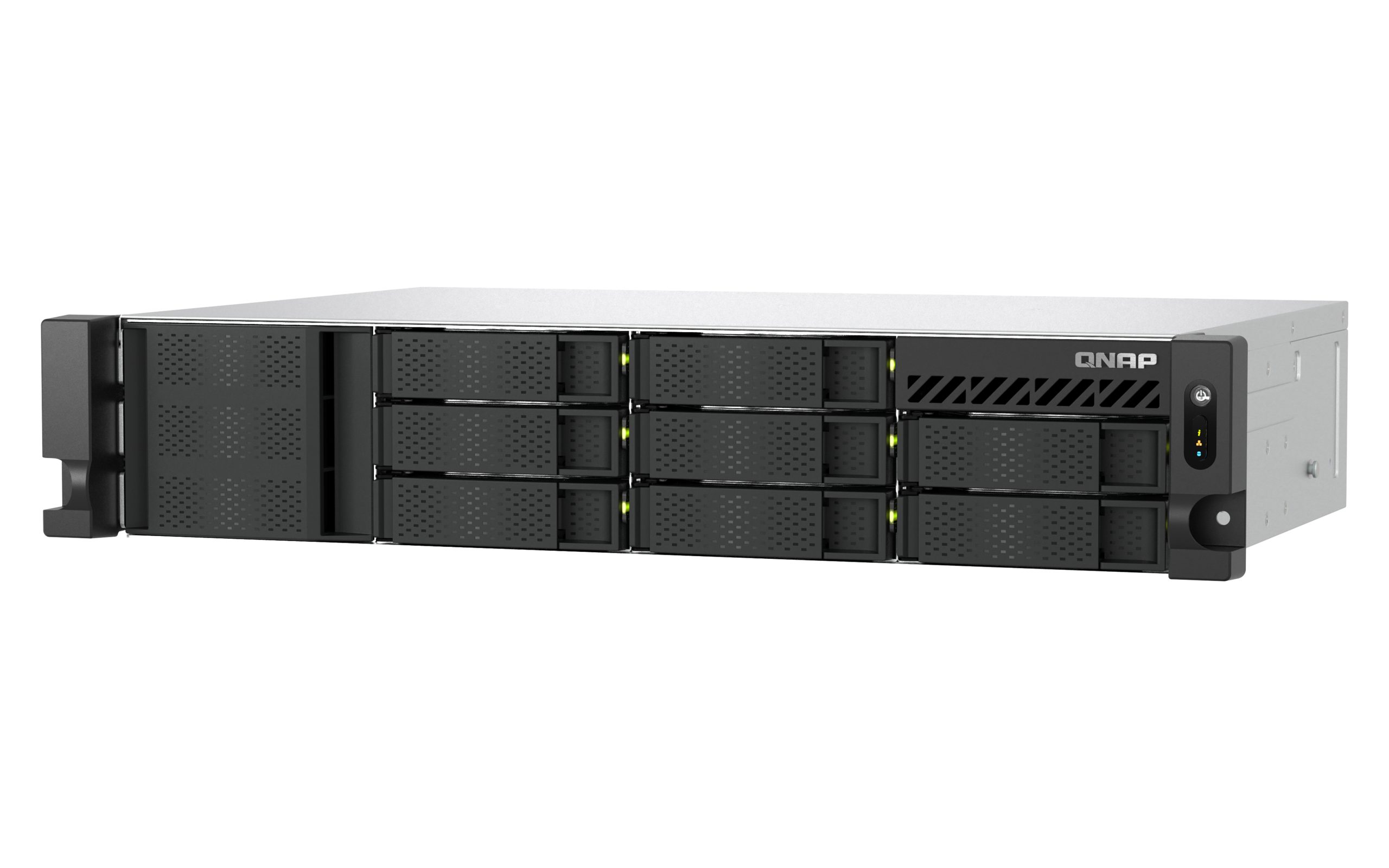 QNAP TS-855eU-RP-8G, 2U short-depth rackmount NAS with 8-core computing power, Intel Atom C5125 8-core processor, 2.8GHz, 8 GB SODIMM DDR4 (1x 8 GB), 3 Yrs WTY - Image 3