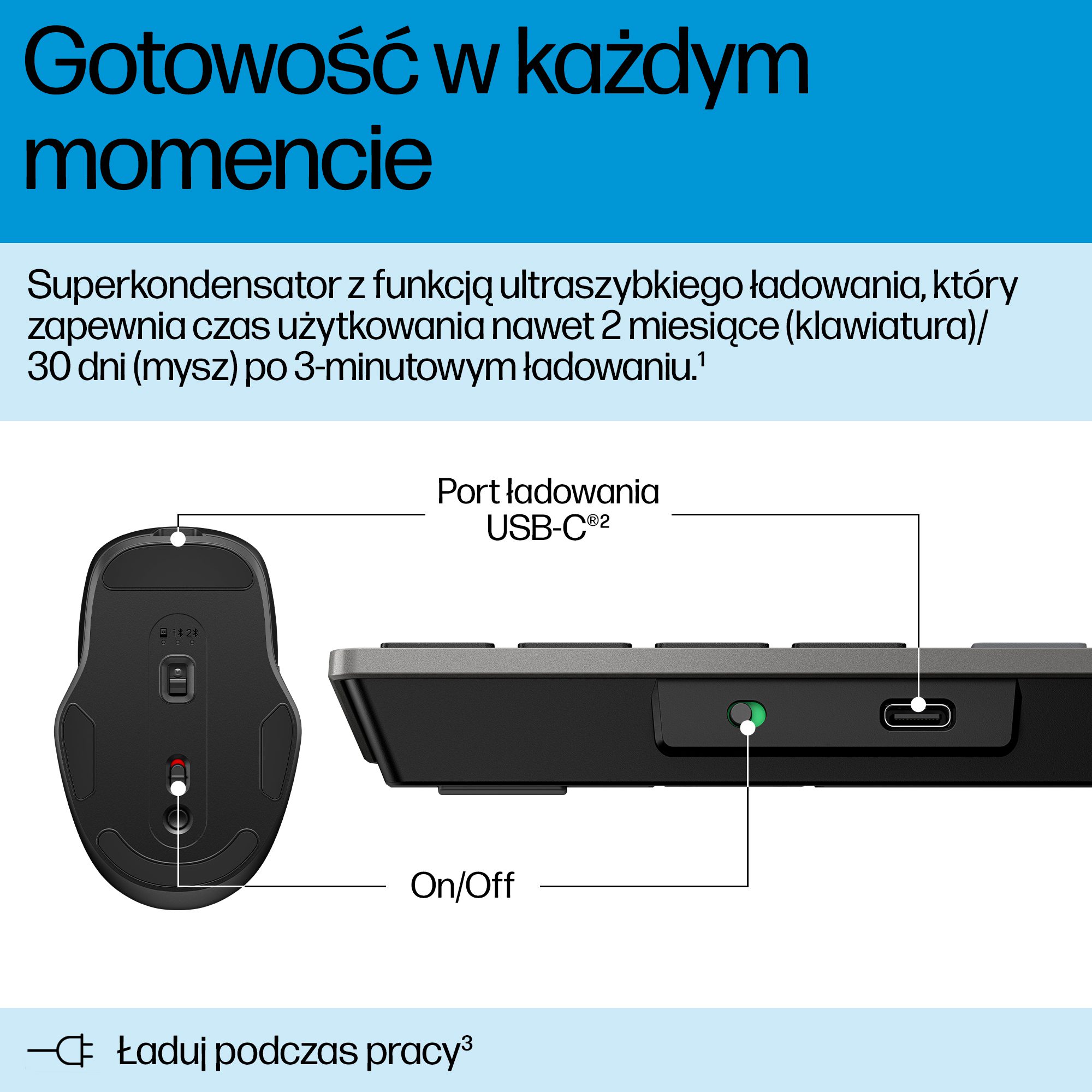 HP 725 Multi Rchrgbl WLS KB/MSE - Image 7