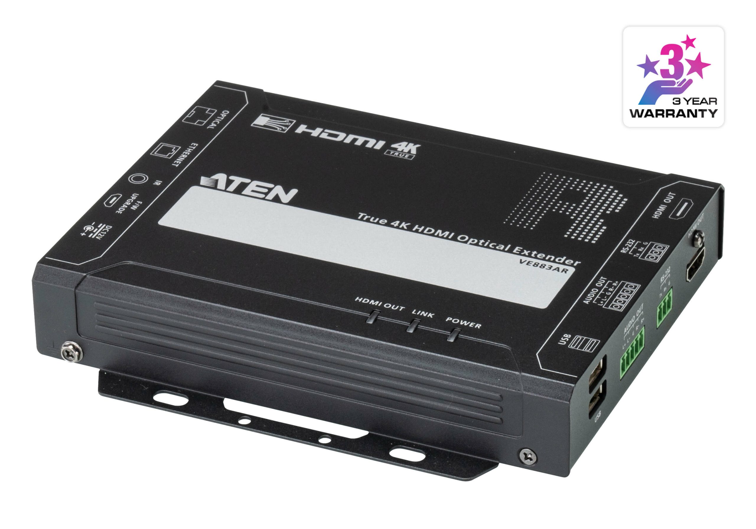 ATEN TRUE 4K HDMI SINGLE-MODE OPTICAL EXTENDER 4K @ 10KM - Image 3
