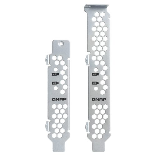 Qnap- Dual M.2 22110/2280 SATA SSD expansion card (PCIe Gen2 x2), Low-profile bracket pre-loaded, Low-profile flat and Full-height are bundled - Image 3