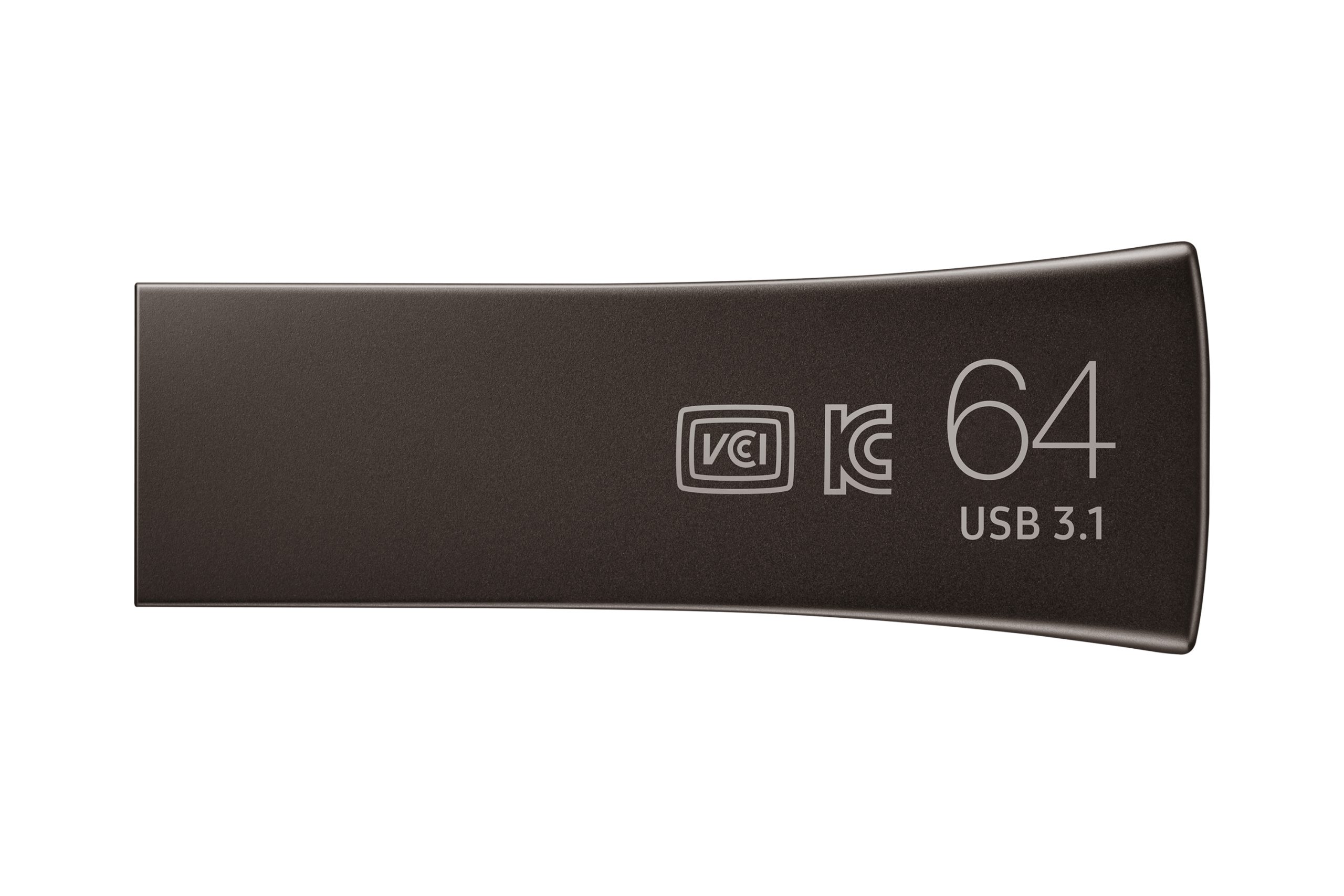 SAMSUNG (BAR PLUS) 64GB USB DRIVE, 200R/30W MB/s, USB 3.1, GREY METALLIC, 5YR WTY - Image 6