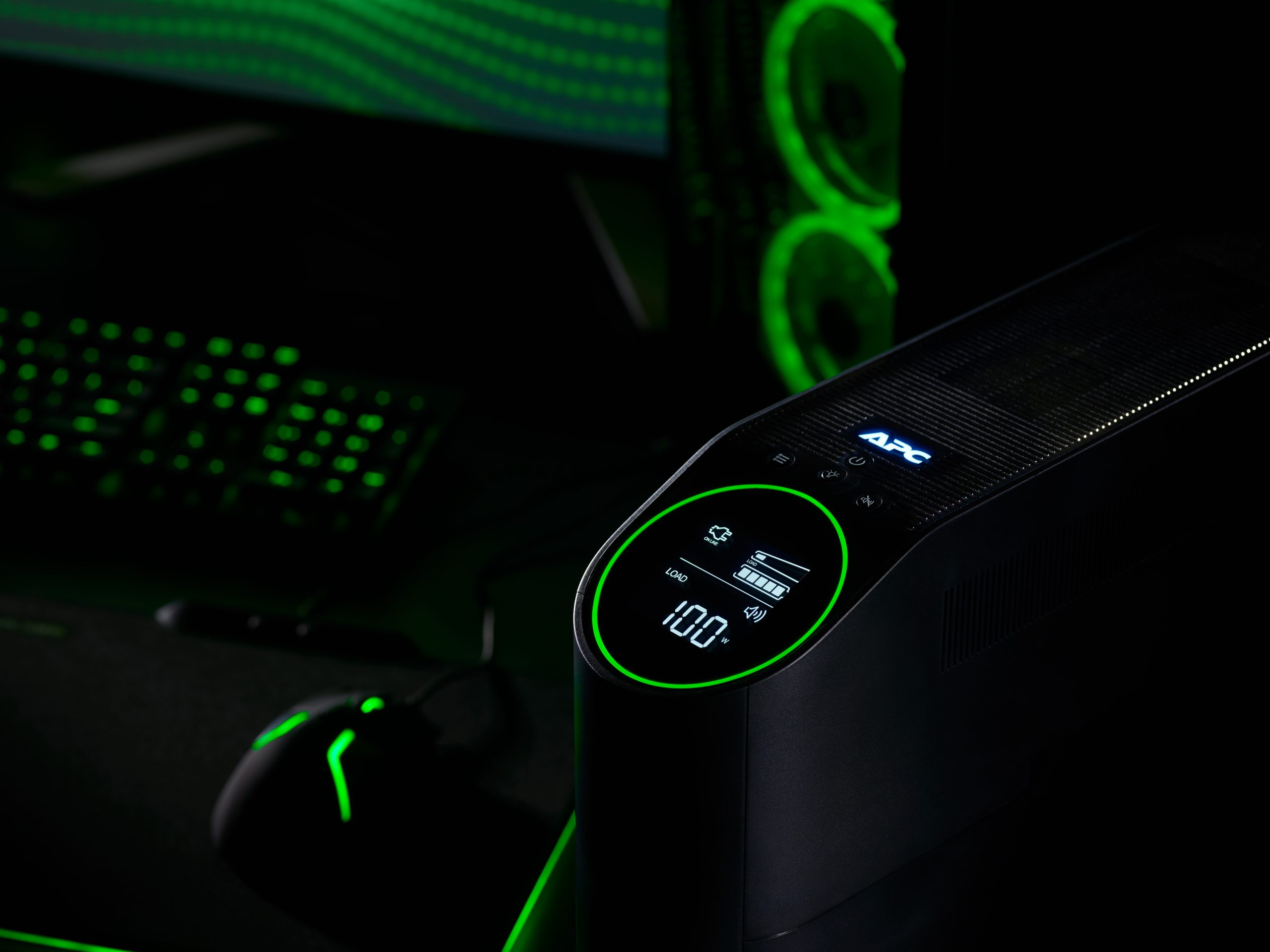 APC (BGM2200B) BACK-UPS PRO 2200VA/1320W, TOWER, 230V, 6X IEC, RGB, MIDNIGHT (BLACK) - Image 8