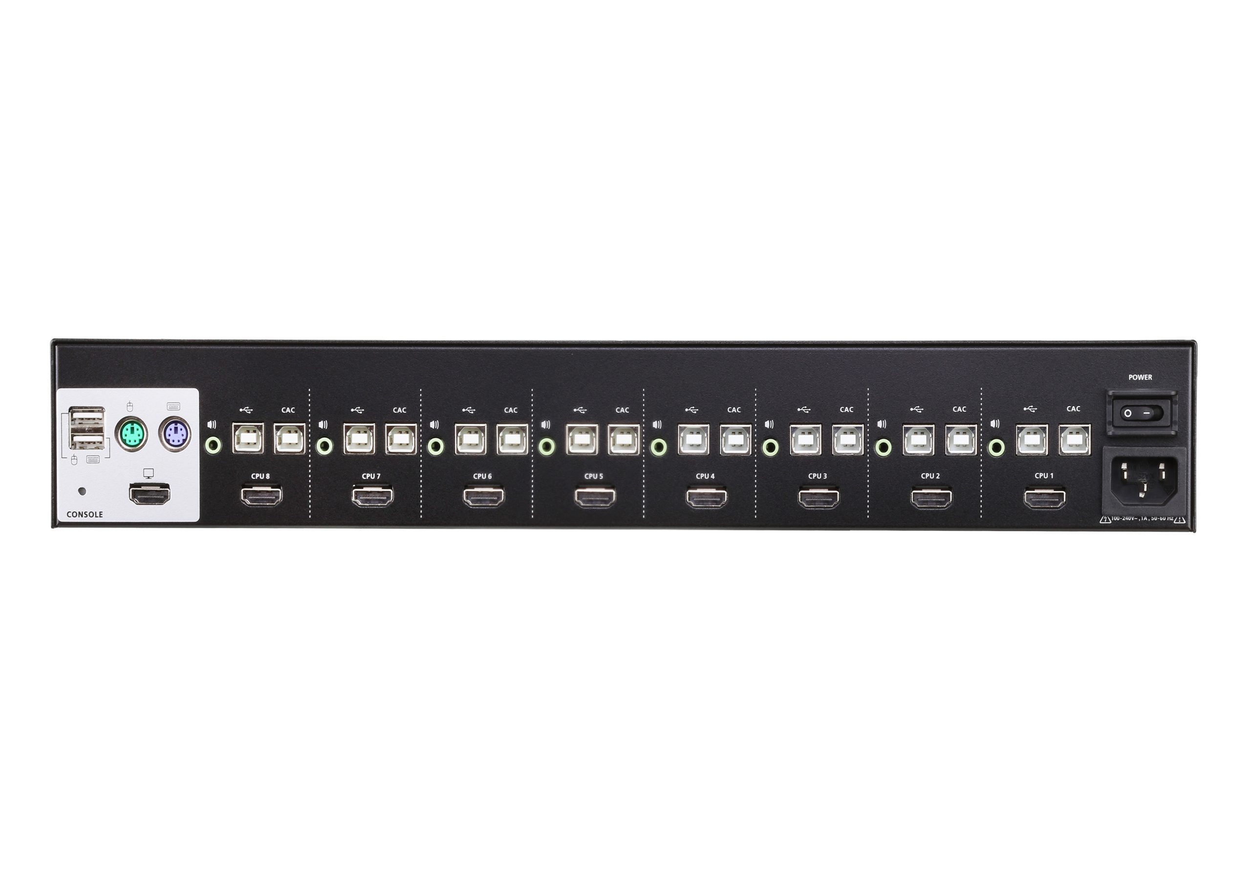 ATEN 8-PORT USB HDMI SECURE KVM SWITCH (PSS PP V3.0 COMPLIANT) 2YR - Image 2