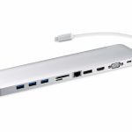 Aten Multiport Mini Dock Usb-c, 3x Usb 3.1 Gen 1 Ports, Usb-c Power Pass Through, Dp/hdmi/vga Display Ports, Sd/microsd Slots, Gigabit Ethernet Rj45 (UH3234-AT)