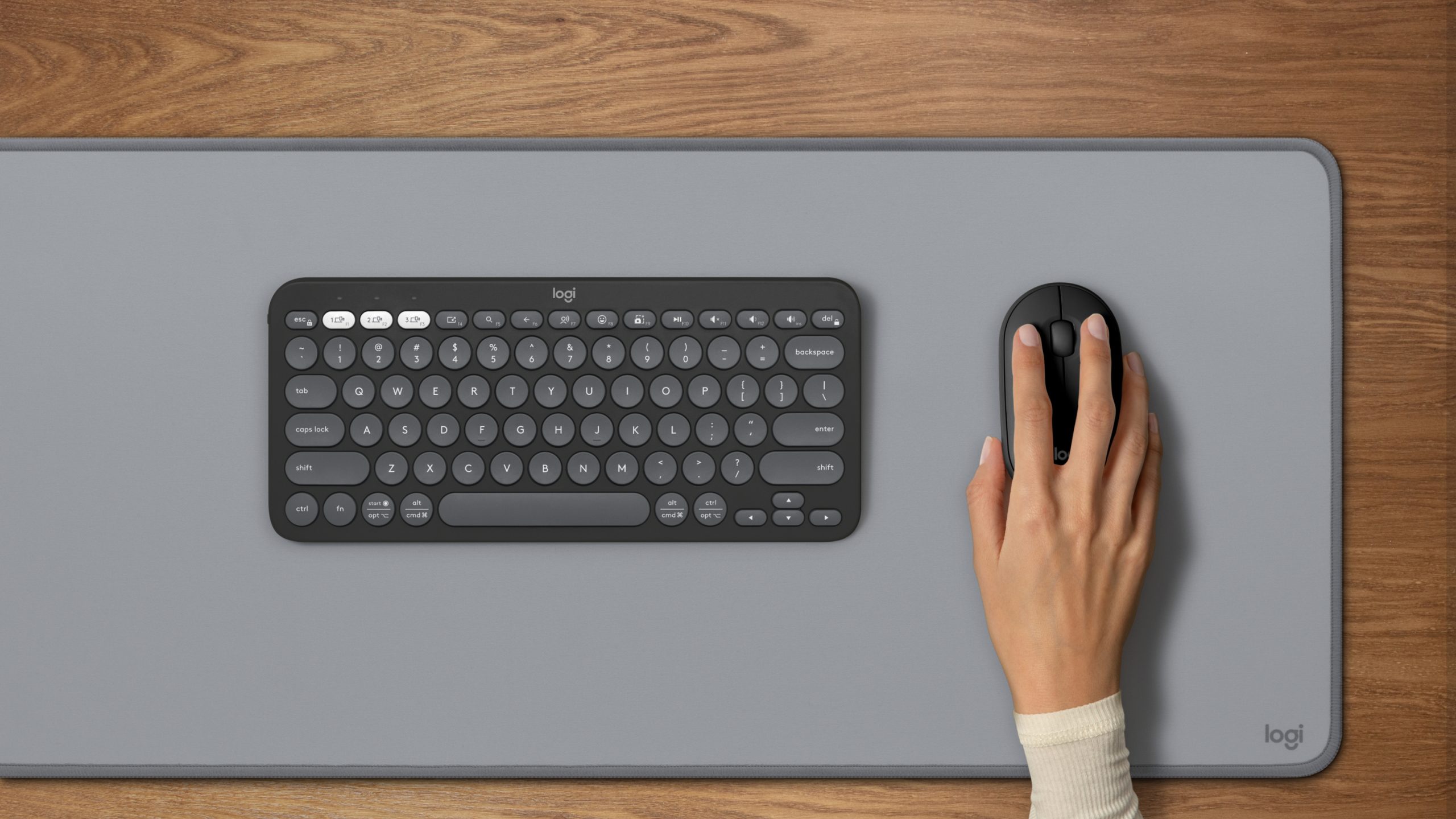 PEBBLE MOUSE 2 M350S - TONAL GRAPHITE - Image 6