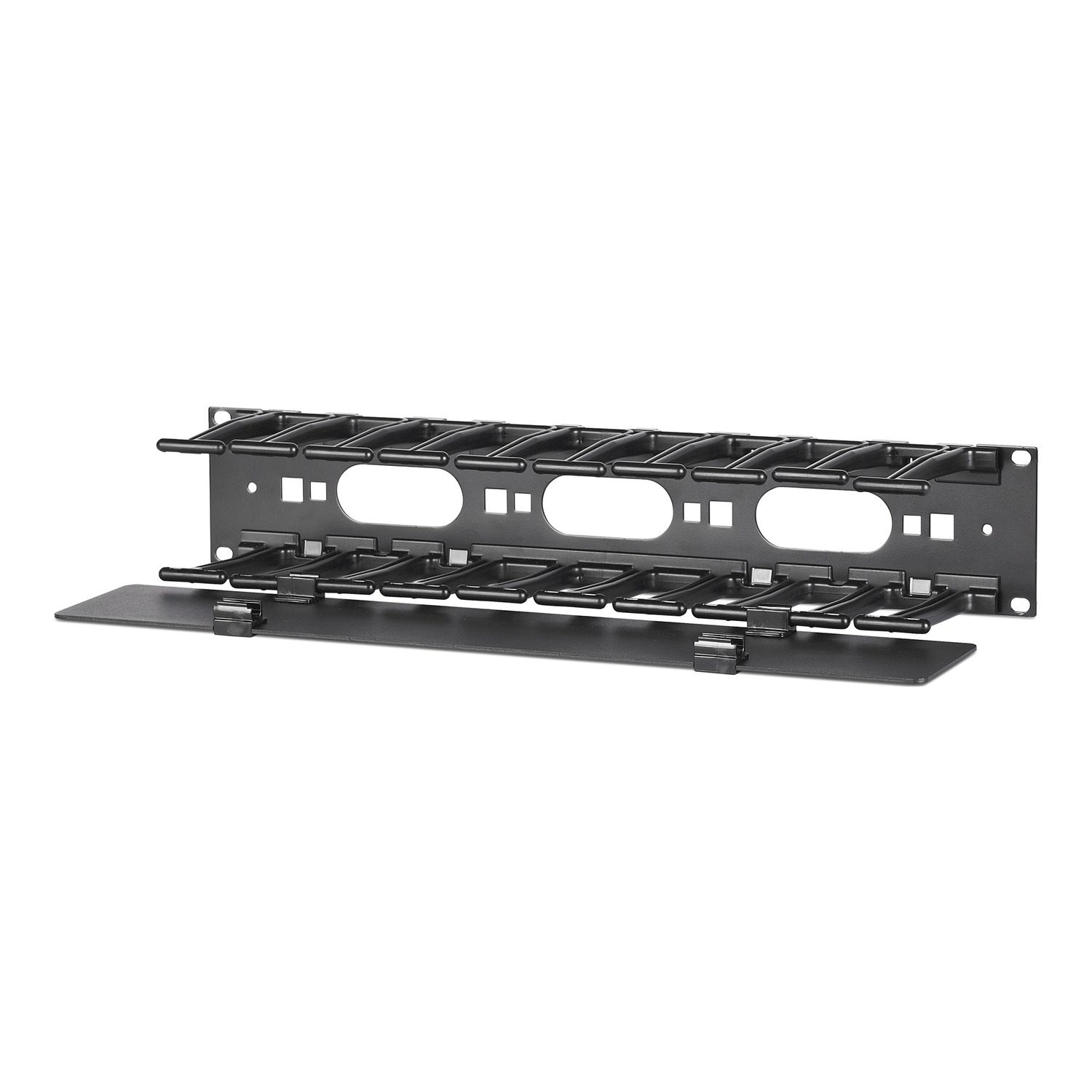 Horizontal Cable Manager. 2U x 4IN Deep. - Image 3