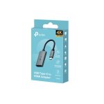 TP-Link Usb Type-c To Hdmi Adapter, 1× Usb-c Connector，1× Hdmi 4k 60hz Port, Plug And Play, Fast Heat Dissipation, Flexible And Durable (UA520C)