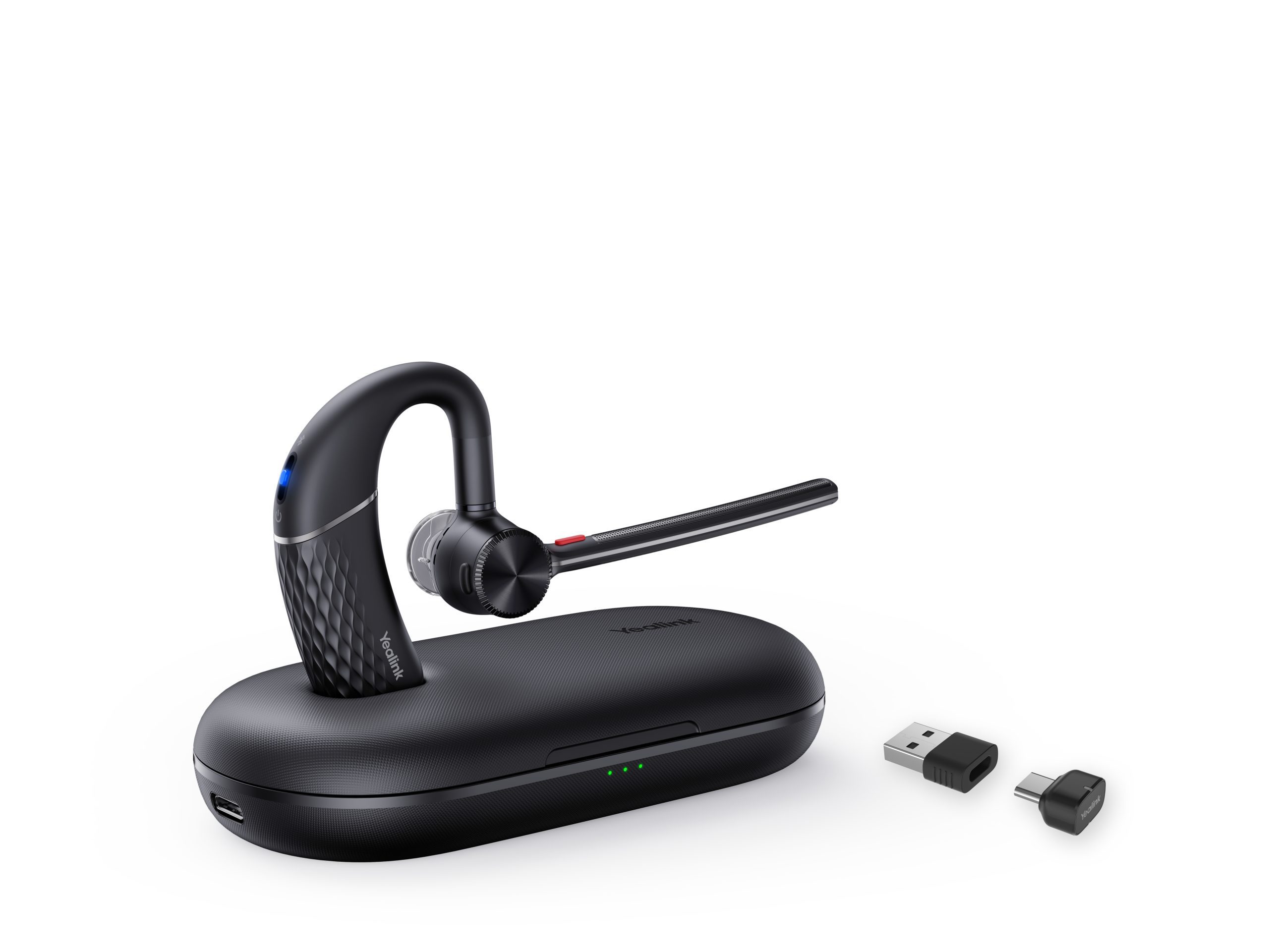 YEALINK (BH71-PRO) MS MONO BT HEADSET W/CHARGE CASE,BT51 DONGLE,MOBILE/PC,USB-C/A ADAPTER - Image 2
