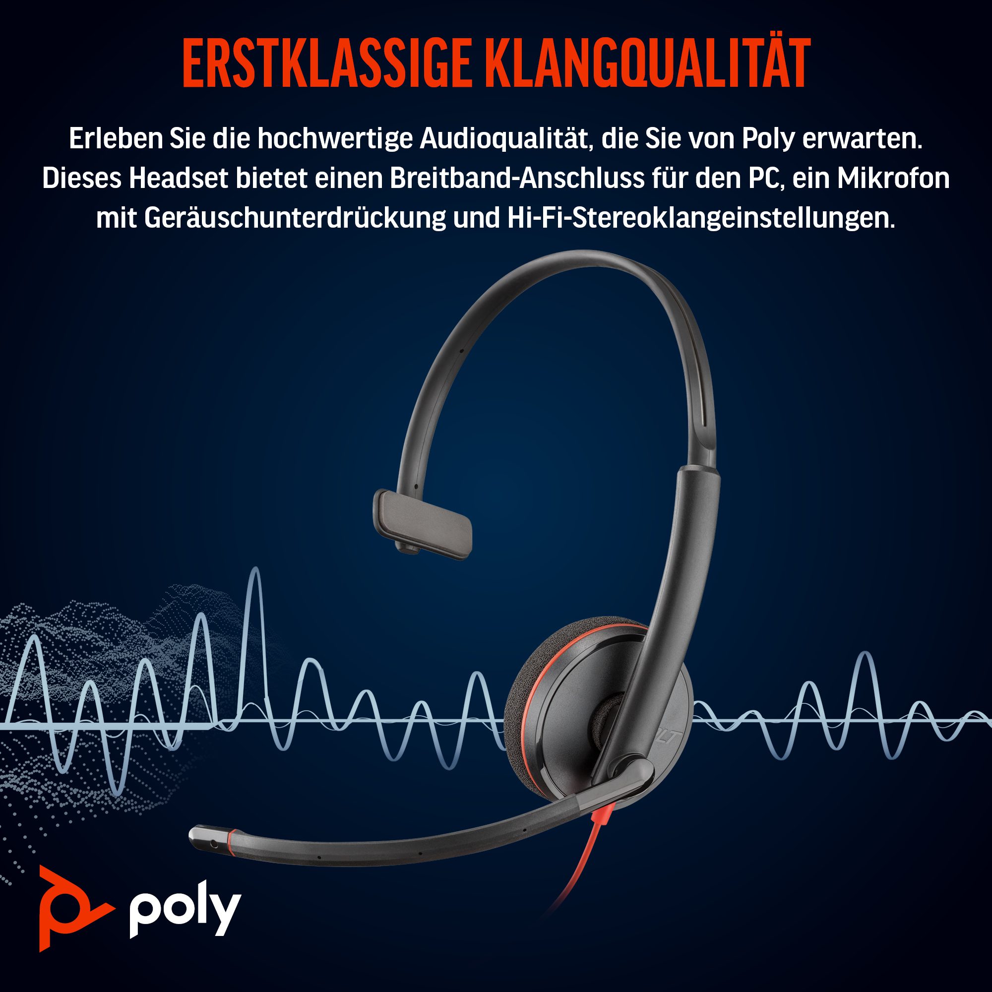 Poly BW 3210 Mono USB-C HS +USB-C/A - Image 7
