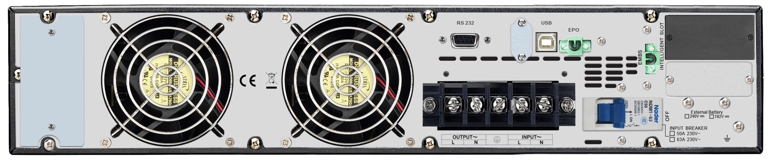 * APC EASY UPS SRV RM 6KVA 230V, NO BATTERY, EXTENDED RUNTIME NO STAND ALONE PURCHASE * - Image 2