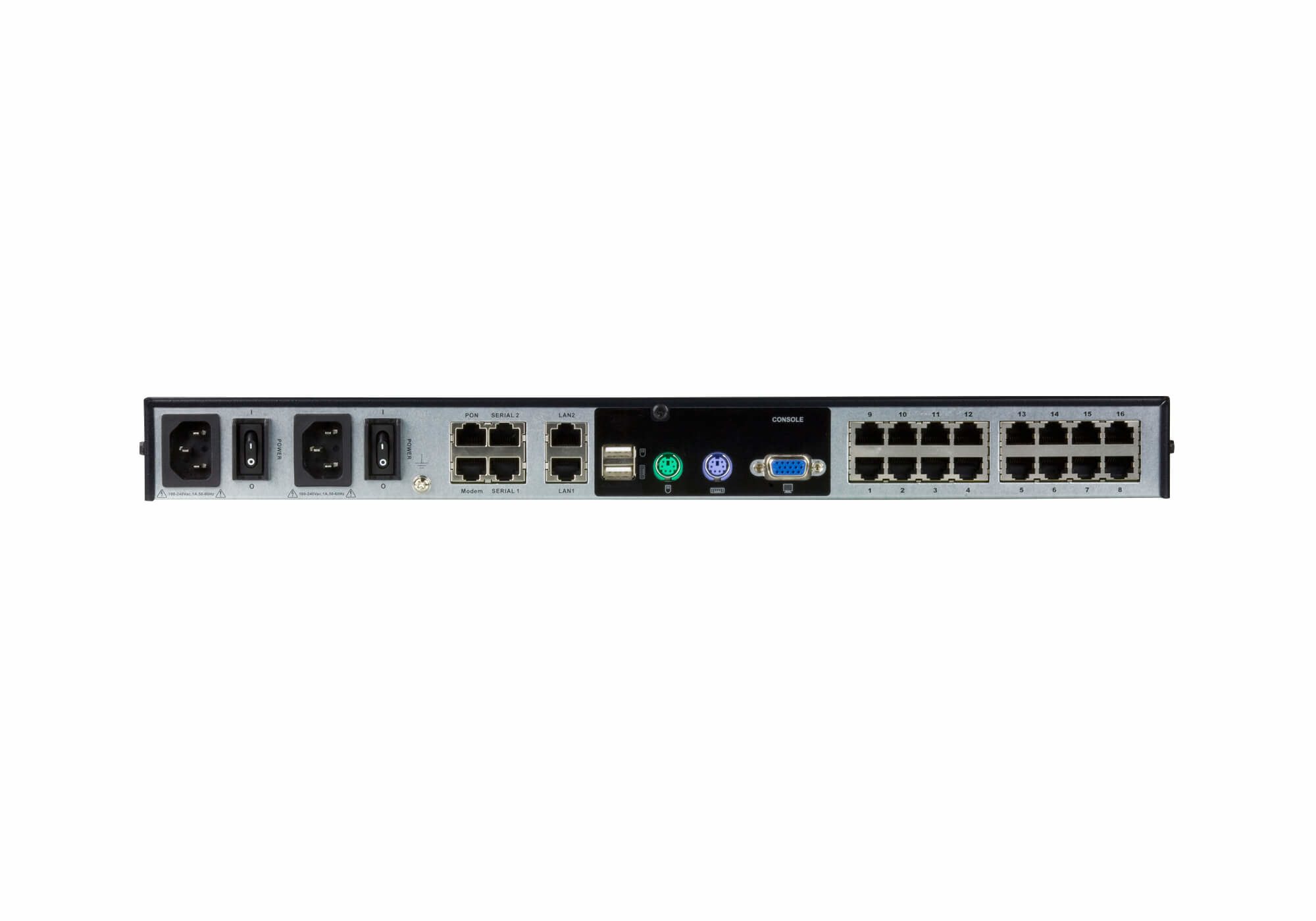 Aten 16 Port KVM Over IP, 1 local/1 remote user access. Support 1920x1200, Panel Array Mode, Mouse DynaSync, KVM Adapters not included - Image 4