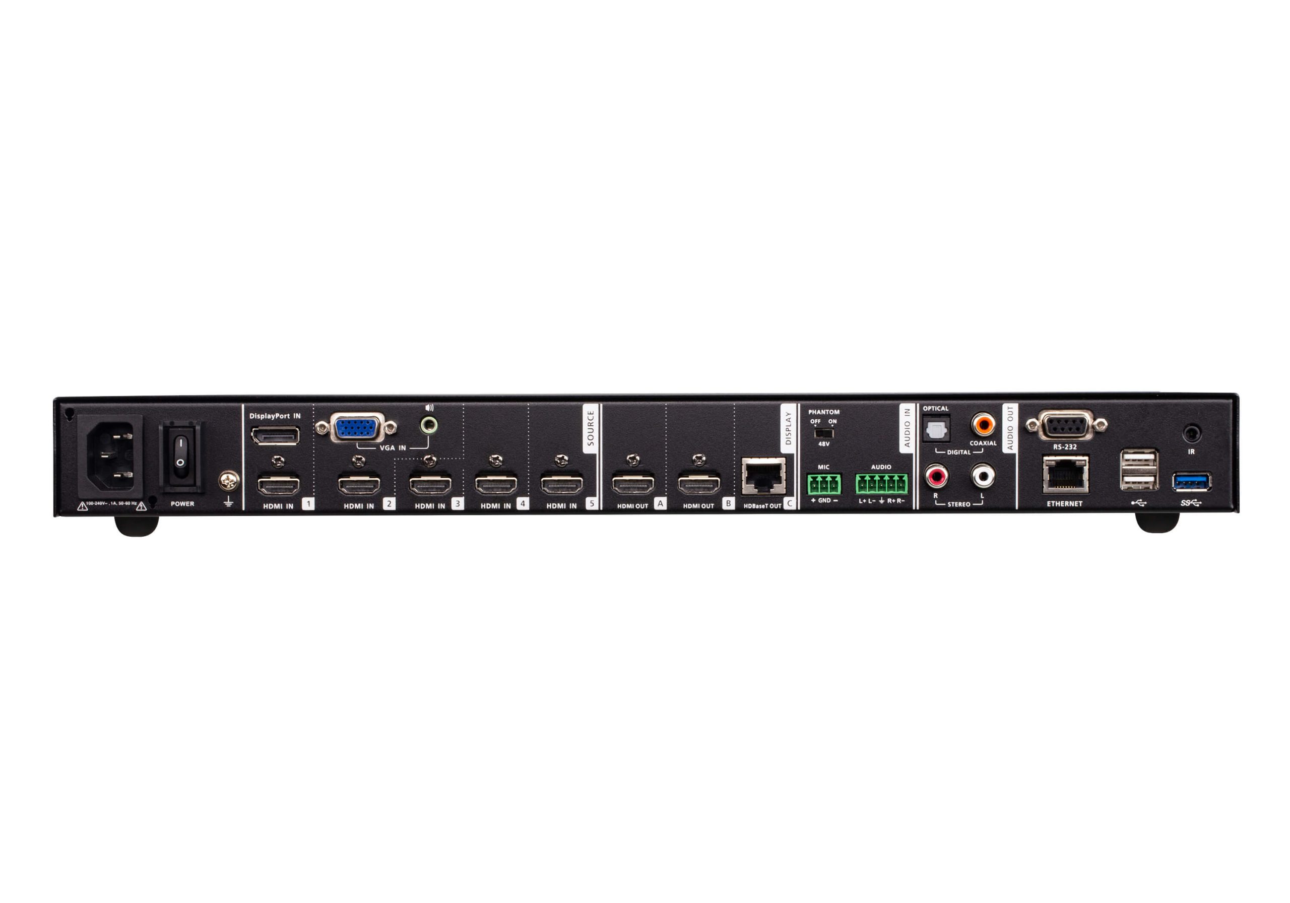 ATEN 7 X 3 SEAMLESS PRESENTATION MATRIX SWITCH WITH SCALAR - Image 2