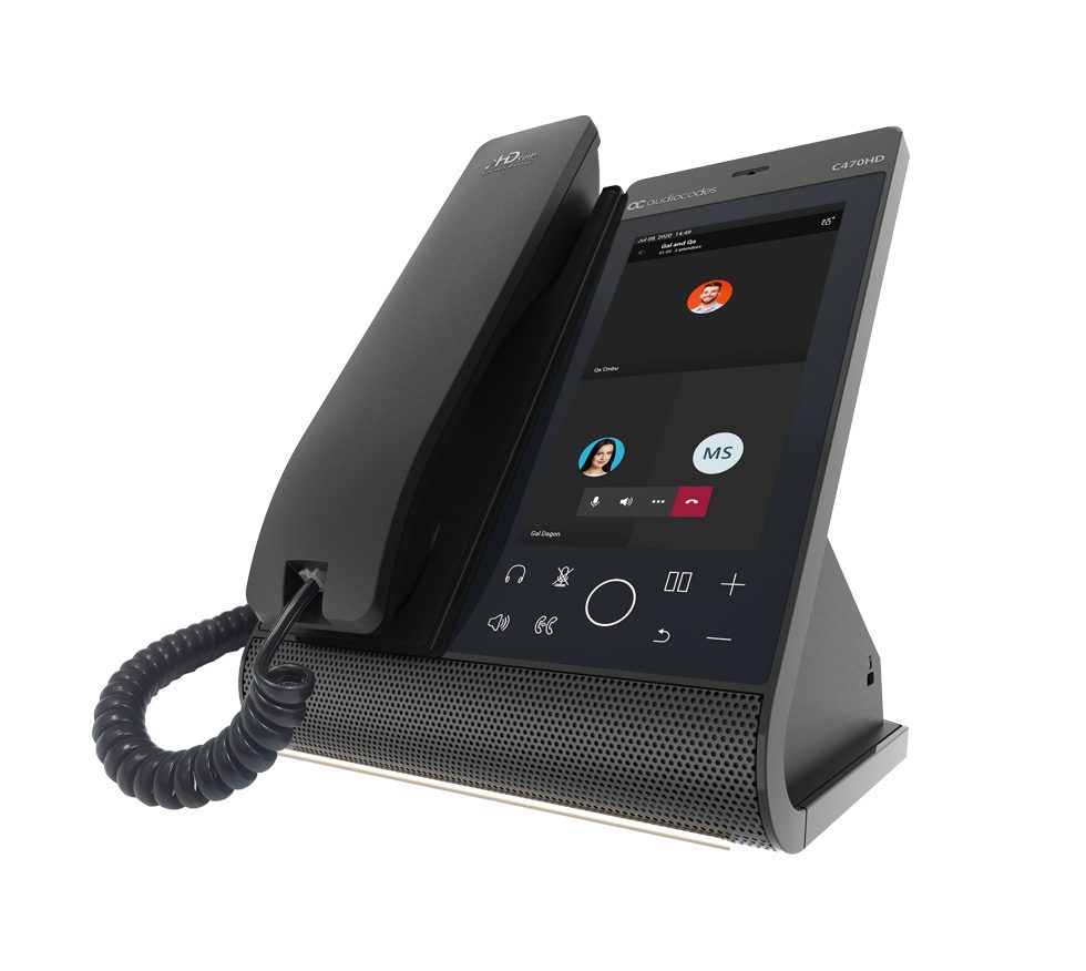 AUDIOCODES TEAMS C470HD TOTAL TOUCH IP POE PHONE, 5.5" COLOUR TOUCH LCD, BLUETOOTH, WIFI - Image 4