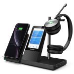 Yealink Dect Wireless (wh66) Uc Dual Headset , 4″ Touch Screen Base , Speakerphone (1308008)