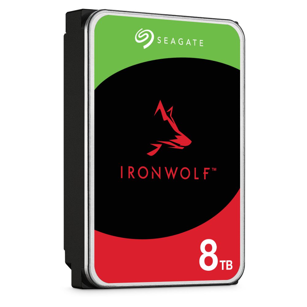 Seagate 8TB 3.5' IronWolf, SATA 6.0Gb/s, NAS 24x7, CMR, max. STR OD 202MB/s, 5400 RPM, 256MB Cache, HDD, 3Years Warranty (ST8000VN002) - Image 2
