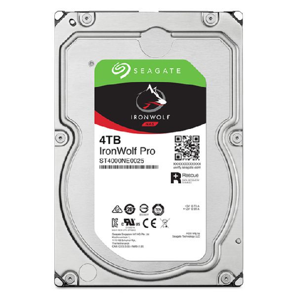SEAGATE IRONWOLF NAS PRO INTERNAL 3.5" SATA DRIVE, 4TB , 6GB/S, 7200RPM - Image 3