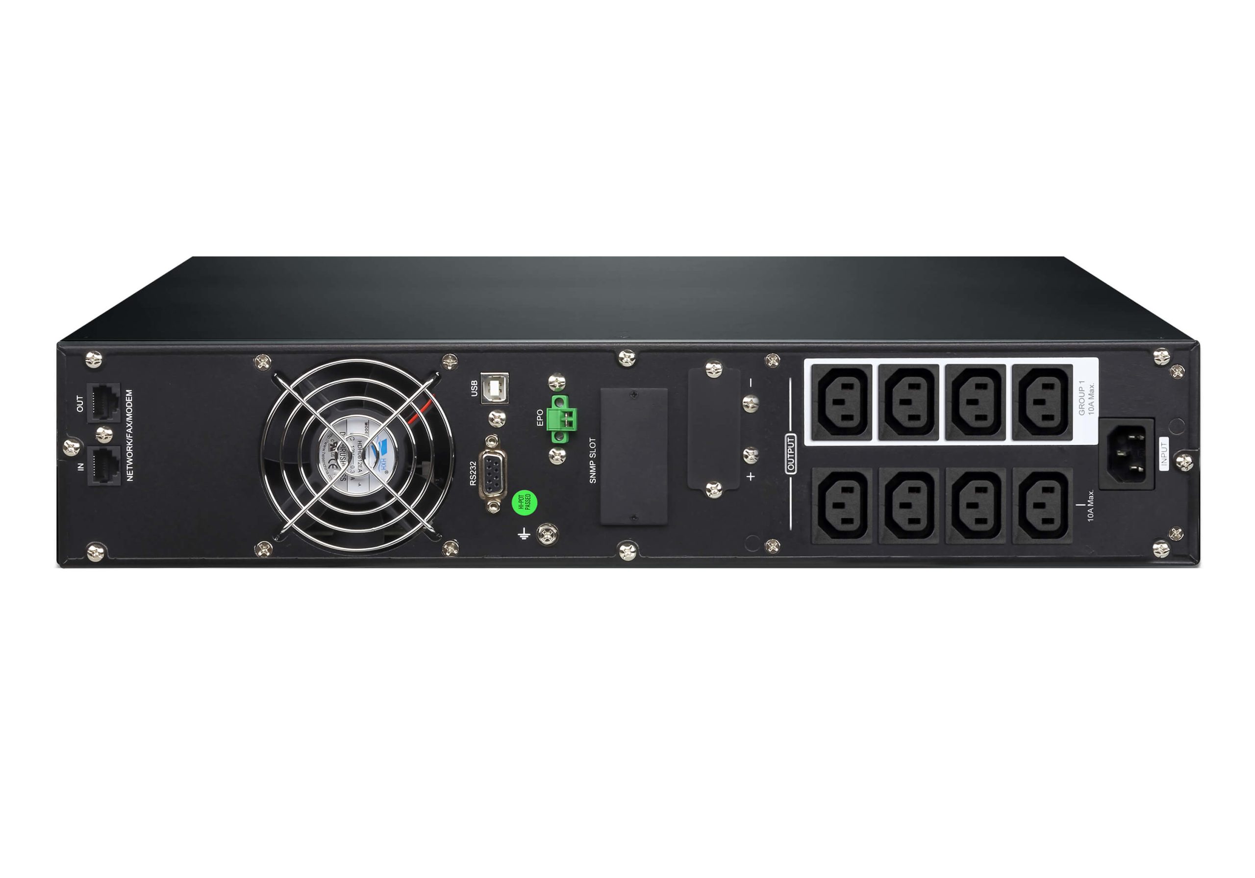 Aten 1000VA/1000W Professional Online UPS with USB/DB9 connection, 8 IEC C13 outlets, EPO and RJ port surge protection (Inc 2yrs back to base wty) - Image 3