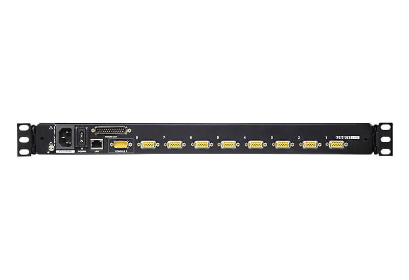 Aten 17' 1U Local/Remote Share Access 8-Port Single Rail LCD KVM over IP Switch - Image 5
