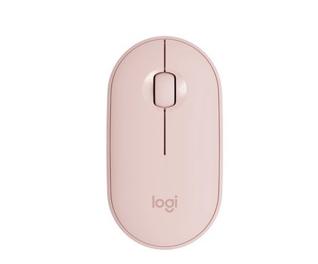 LOGITECH M350 PEBBLE WIRELESS MOUSE,2.4GHZ NANO RECEIVER,BT,ROSE,1YR WTY - Image 3