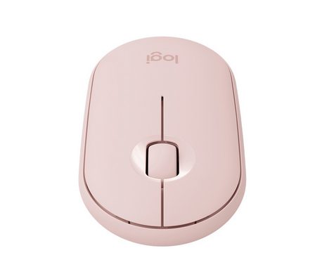 LOGITECH M350 PEBBLE WIRELESS MOUSE,2.4GHZ NANO RECEIVER,BT,ROSE,1YR WTY - Image 4