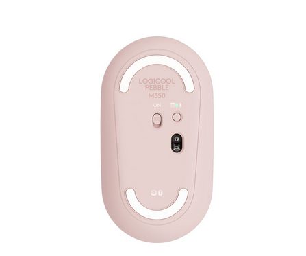 LOGITECH M350 PEBBLE WIRELESS MOUSE,2.4GHZ NANO RECEIVER,BT,ROSE,1YR WTY - Image 5