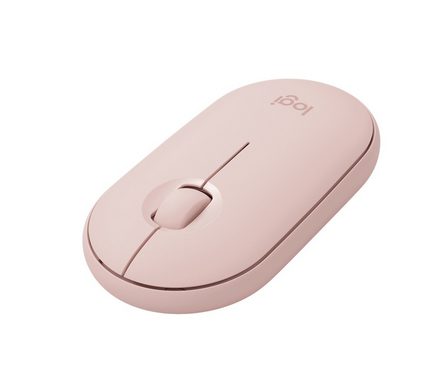 LOGITECH M350 PEBBLE WIRELESS MOUSE,2.4GHZ NANO RECEIVER,BT,ROSE,1YR WTY - Image 7