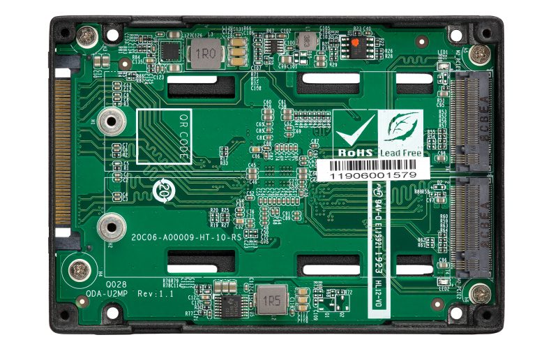 QNAP QDA-U2MP U.2 NVMe to dual M.2 NVMe SSD adapter, 1 Year WTY - Image 5