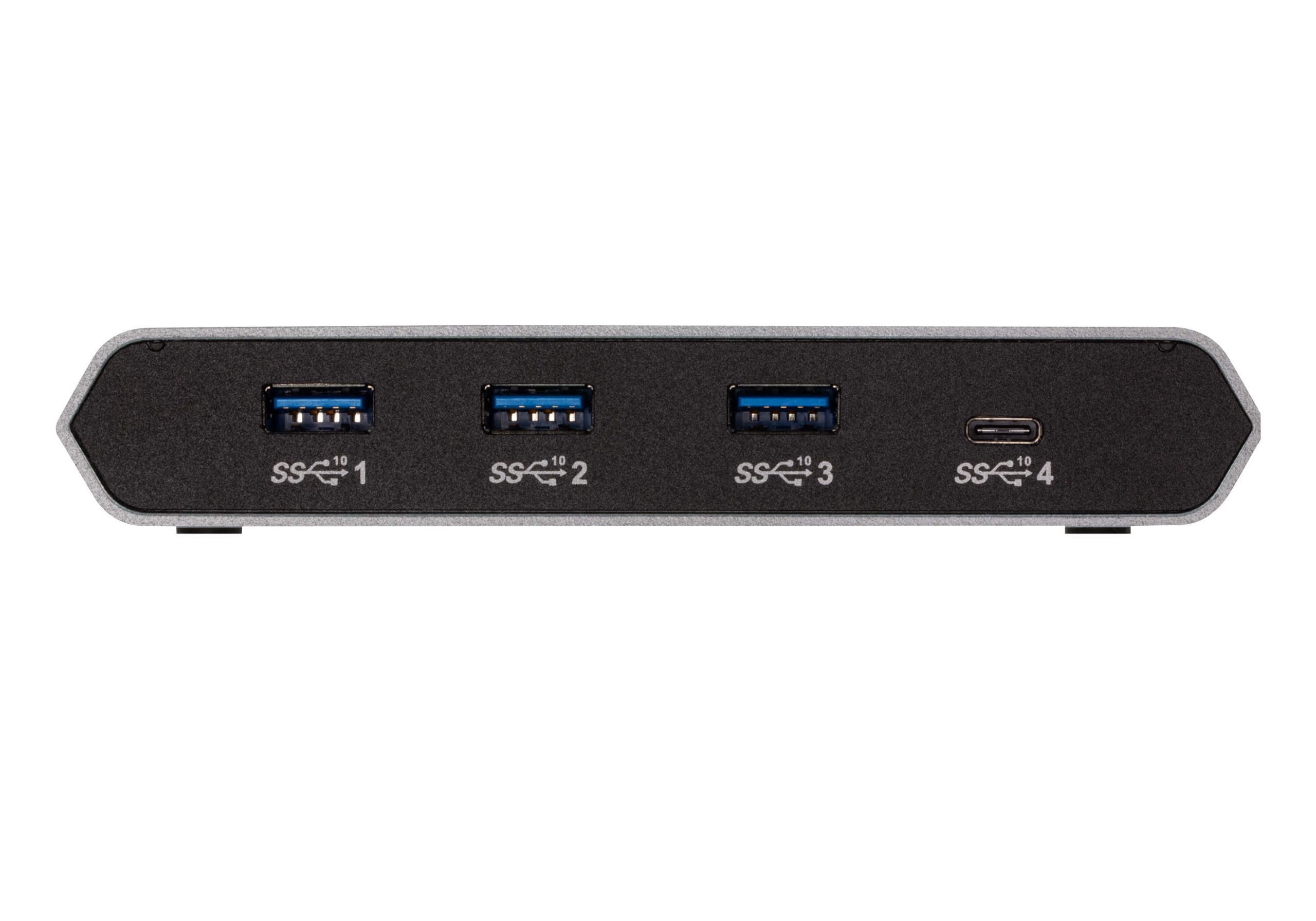 Aten Sharing Switch Gen2 2x4 USB-C, 2x PC, 4x USB 3.2 Gen2 Ports (1x USB-C), Power Passthrough, OSX & Windows Compatible, Plug and Play - Image 2