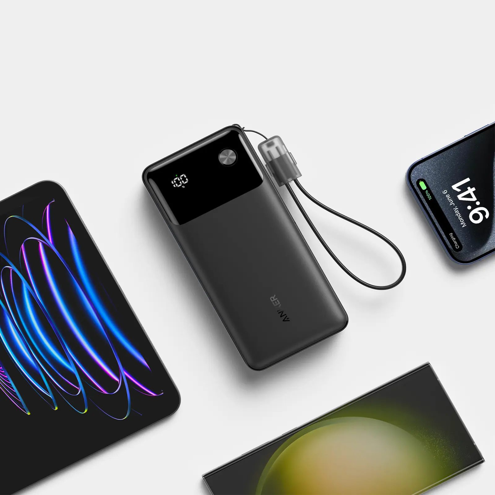 ANKER 20K 30W POWER BANK (BLACK) - Image 3