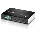 Aten Kvm Extender Kit Vga/usb Cat 5 Extender W/ Local Access, 1920×1200@60hz 30m, 1600×1200@60hz 100m, 1280×1024@60hz 150m (CE700A-AT-U)
