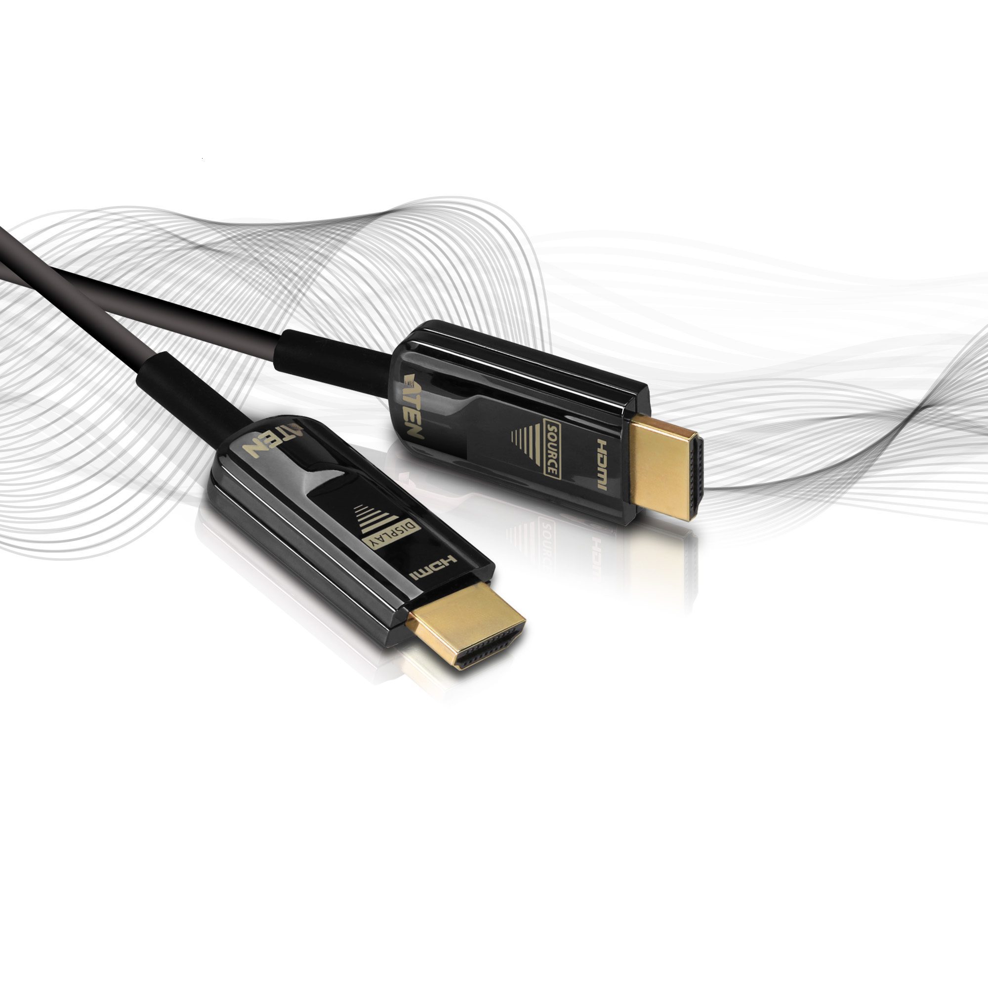 ATEN 10M TRUE 4K HDMI 2.0 ACTIVE OPTICAL CABLE - Image 2