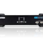 Aten Desktop Kvmp Switch 2 Port Single Display Dvi W/ Audio, 2x Custom Kvm Cables Included, 2x Usb Port, Selection Via Front Panel (CS1762A-AT-U)