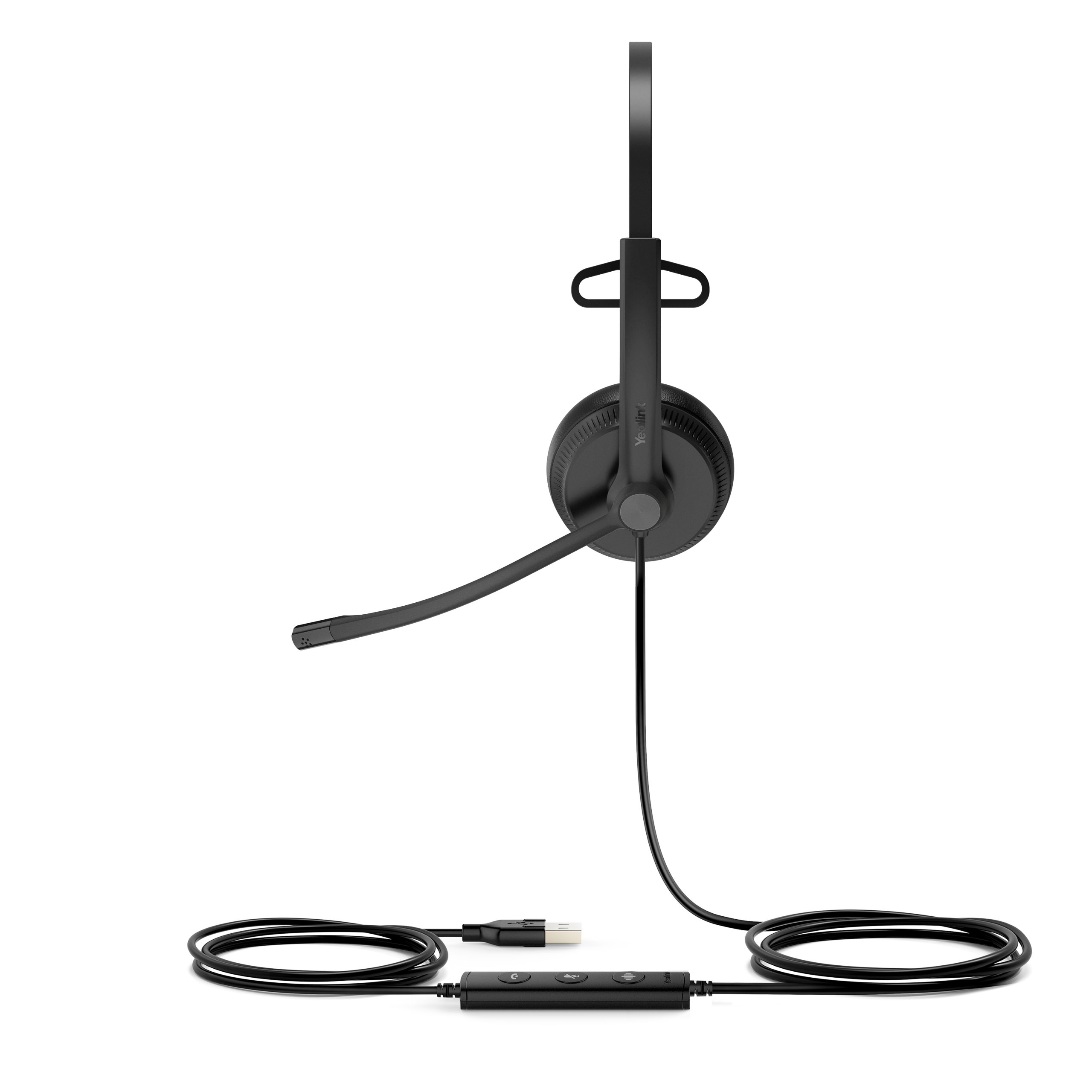 YEALINK WIRED (UH34) UC MONO HEADSET,NOISE CANCELLING MIC,LEATHER CUSHION,USB-A - Image 2