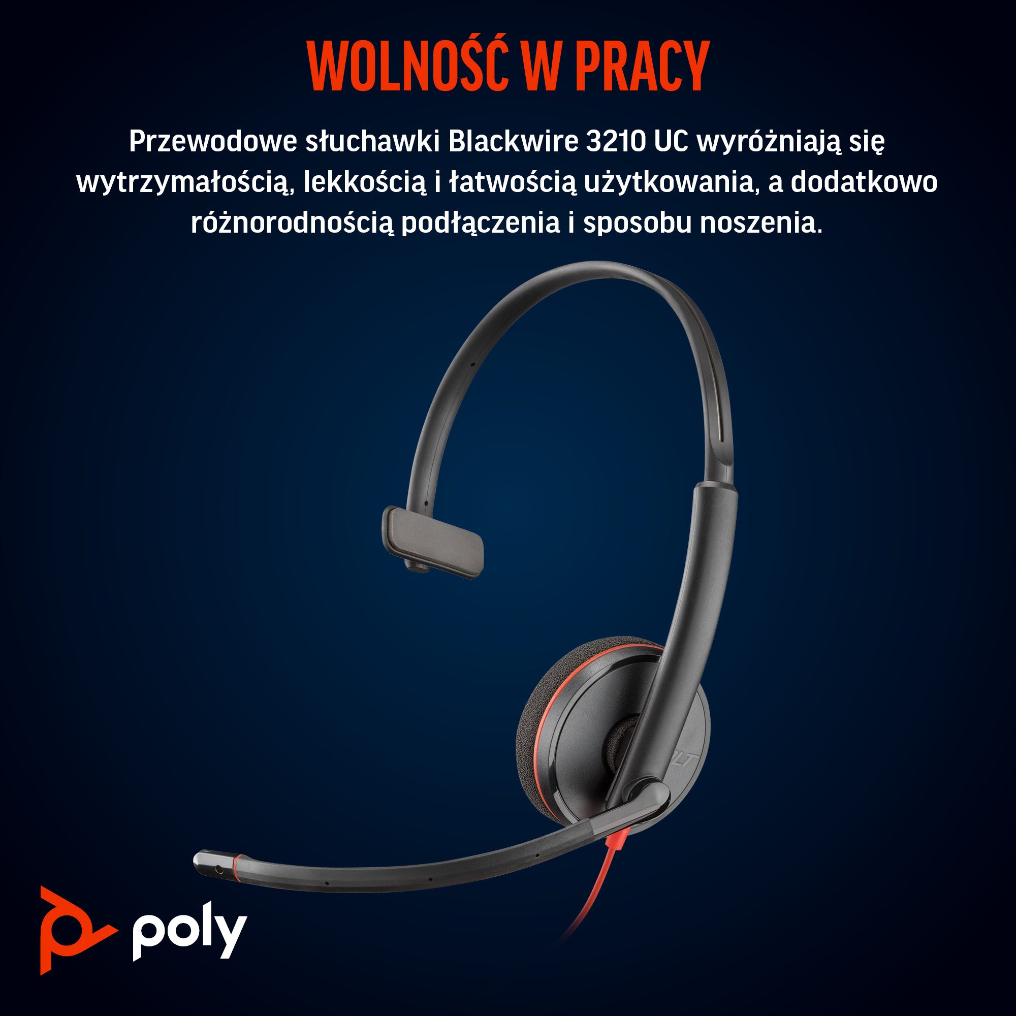 Poly BW 3210 Mono USB-C HS +USB-C/A - Image 10