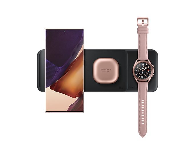 SAMSUNG WIRELESS CHARGER TRIO PAD - CHARGES PHONE, WATCH, BUDS, BLACK, 1YR - Image 7