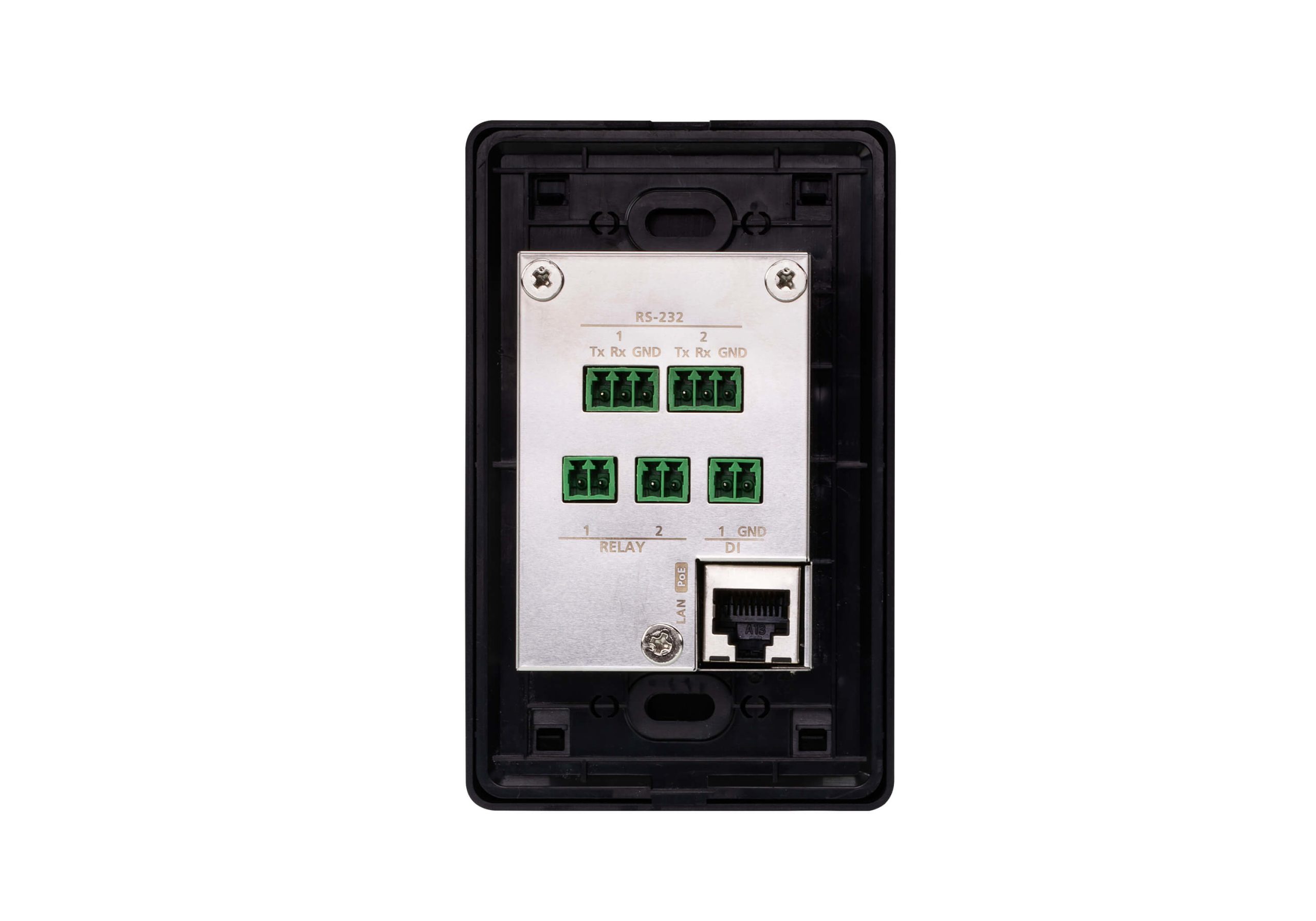 Aten 8 Button Control Pad with 1 Gang US wall plate, 2 RS232, 2 relay, 1 Digital I/O and Ethernet connection support, 14 button layouts available - Image 3
