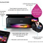 Epson Ecotank Photo Et-8550, Colour, A4, Mfp, Black 16ppm, Colour 12ppm, Duplex Print, Wif (C11CJ21501)