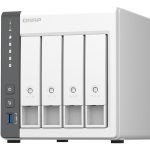 QNAP 4 Bay Nas 64-bit Arm 4-core Cortex-a55 2.0ghz, 4gb On Board, Mali-g52 Gpu, 2.5g Ethernet, Wol, 2*usb2, 1*usb3.2 Gen1 (TS-433-4G)