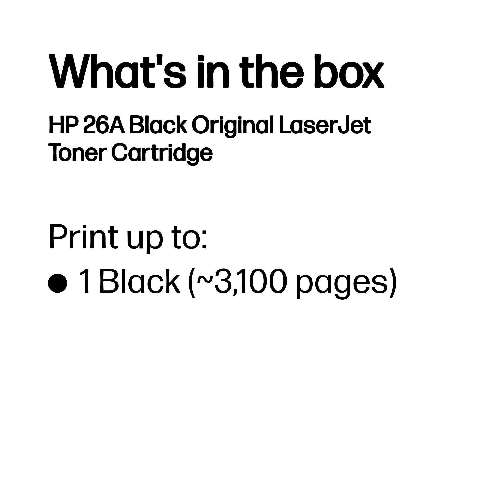 26A BLACK LJ TONER CART CF226A - Image 55