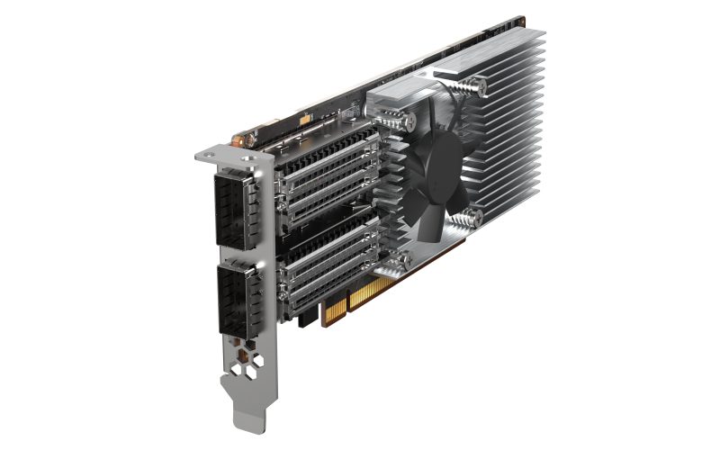QNAP dual-port QXG-100G2SF-E810 100 GbE network expansion card with Intel® Ethernet Controller E810. (QXG-100G2SF-E810) - Image 4