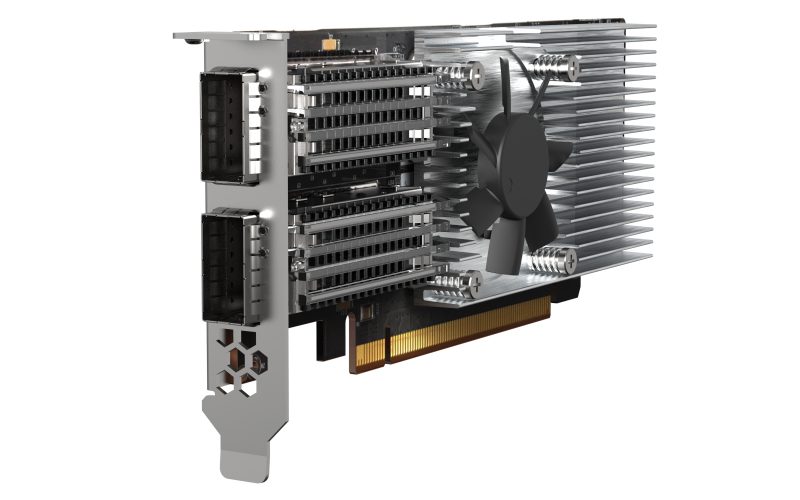 QNAP dual-port QXG-100G2SF-E810 100 GbE network expansion card with Intel® Ethernet Controller E810. (QXG-100G2SF-E810) - Image 7