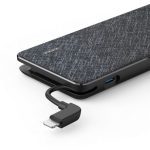 Anker Power Bank 10000 With Lightning Cable – Black Fabric (A1222T11)