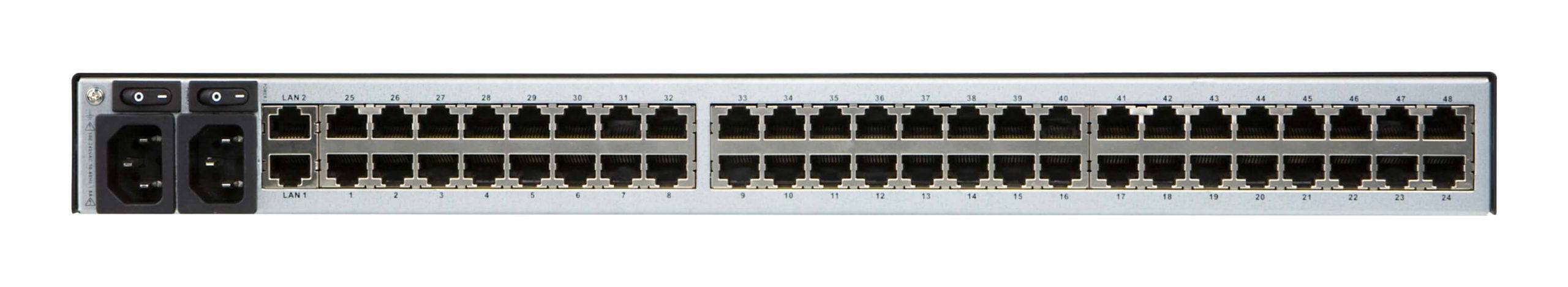 ATEN 48 PORT SERIAL CONSOLE SERVER OVER IP WITH DUAL AC POWER & DUAL LAN SUPPORT - Image 2