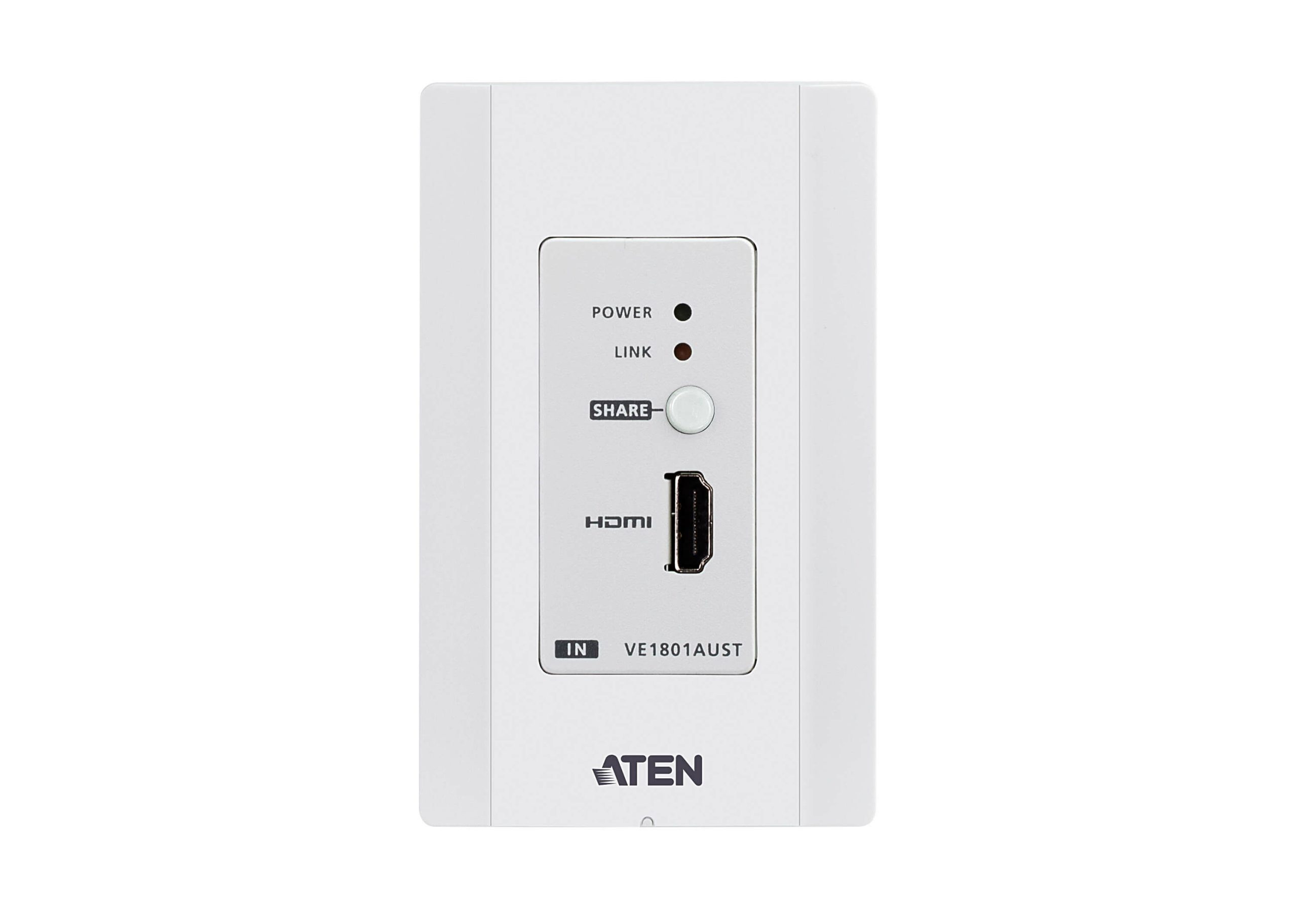 ATEN HDMI HDBASET-LITE TRANSMITTER WITH US WALL PLATE / POH (POH PD) - Image 2