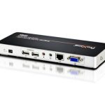 Aten Kvm Extender Kit Vga/audio Cat 5 Extender With Deskew, 1920×1200@60hz 150m, 1280×1024@60hz 300m (CE770-AT-U)