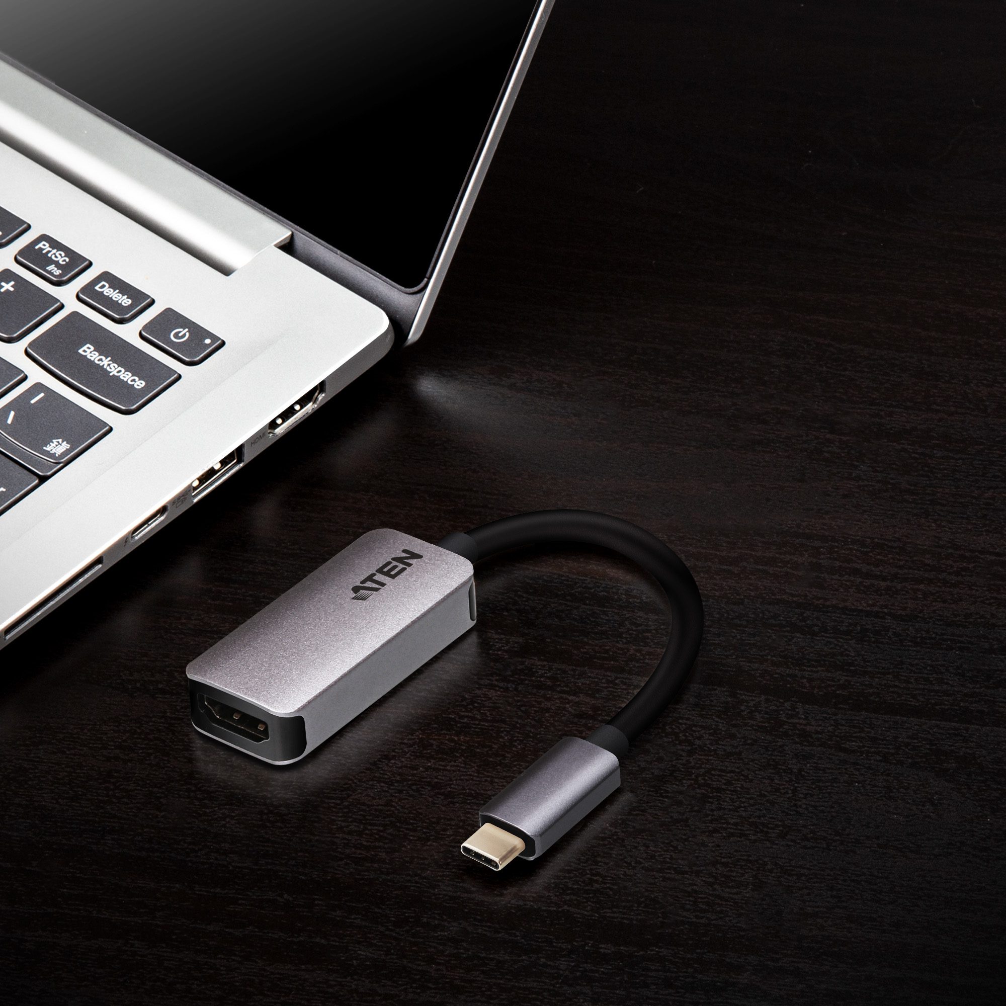 ATEN USB-C TO HDMI 4K 60 HZ ADAPTER, ALUMINIUM HOUSING - Image 6